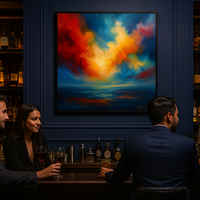 Where Fire Meets Silence Abstract - Thumbnail 3