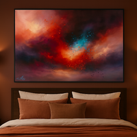 Celestial Emberfall Abstract - Thumbnail 3