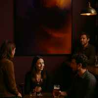 The Unraveling Flame Abstract - Thumbnail 2