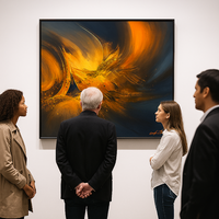 Echoes of Flame Abstract - Thumbnail 1