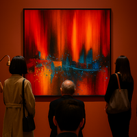 Ember Skyline Abstract - Thumbnail 1