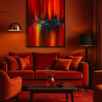 Ember Skyline Abstract - Thumbnail 4