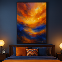 Echoes Beneath Flame Abstract - Thumbnail 3