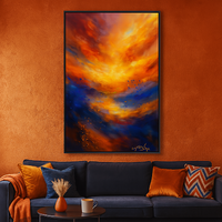 Echoes Beneath Flame Abstract - Thumbnail 4