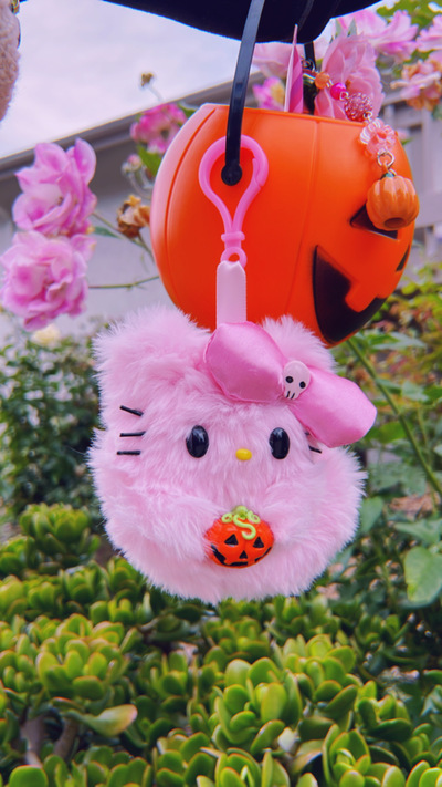 Pinky Hello Ghostie Bag Charm