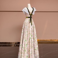 Lovely Sweetheart Neck Lace and Pearl Decorate with Belt Lace up Back Prom Dress - Thumbnail 2