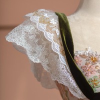 Lovely Sweetheart Neck Lace and Pearl Decorate with Belt Lace up Back Prom Dress - Thumbnail 5