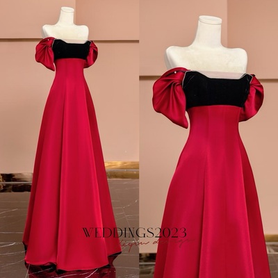 Elegant satin long prom dress, cocktail dress, evening dress, elegant long gown, party dress, prom dress, birthday dress, ball gown