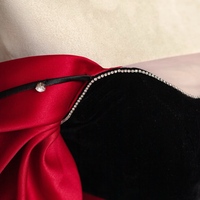 Elegant Satin Long Prom Dress, Cocktail Dress, Evening Dress, Elegant Long Gown, Party Dress, Prom Dress, Birthday Dress, Ball Gown - Thumbnail 3