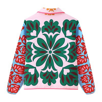 Fashionable and casual printed cotton jacket - Thumbnail 2