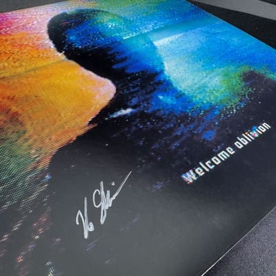 Signed vinyl: htda "welcome oblivion" 2013 2lp signed by me