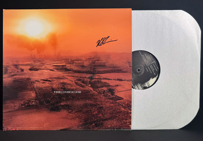 Signed Vinyl: NIN "Y34RZ3R0R3M1X3D" 2007 3LP, original record company stock, Signed by Me