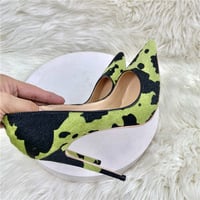 Camouflage graffiti high heels 12CM - Thumbnail 1