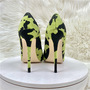 Camouflage graffiti high heels 12CM-3