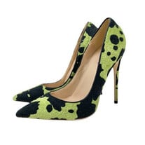 Camouflage graffiti high heels 12CM