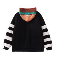 Harajuku Hamburger Embroidered Bomber Jacket - Thumbnail 3