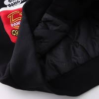 Harajuku Hamburger Embroidered Bomber Jacket - Thumbnail 8