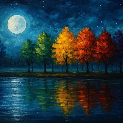 Lunar spectrum landscape