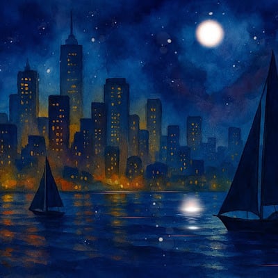 Harbor dreams cityscape