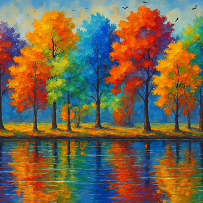 Echoes of color landscape