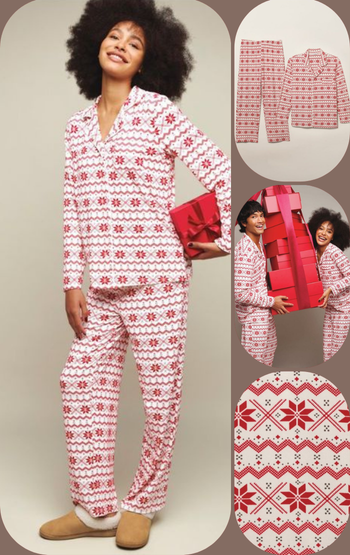 Womans Holiday PJ Set