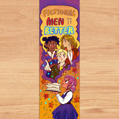 Fictional men do it better bookmark