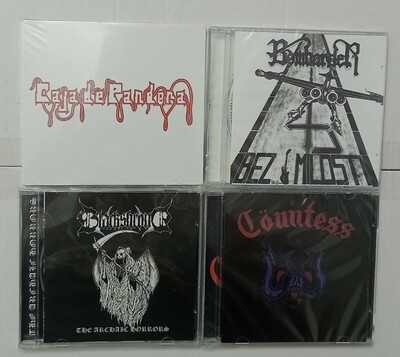 CAJA DE PANDORA, BOMBARDER, BLACKSHROUD, CÖUNTESS Cds