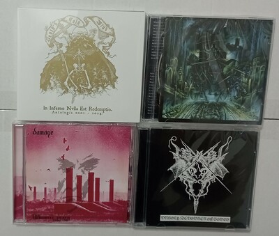 DEATHS COLD WIND, DAMAGE, DEMONIC LU ST Cds