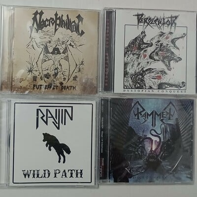 Necrophiliac, persecutor , rajjin, rammer cds - Thumbnail 1