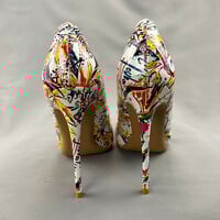 Women's fashionable pointed toe high heels - Thumbnail 2