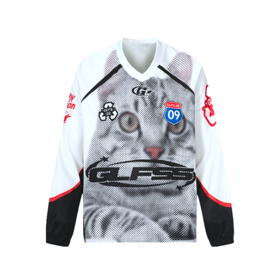 Cat jersey t shirt - Thumbnail 1