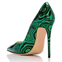 Women's printed high heels 12CM - Thumbnail 2