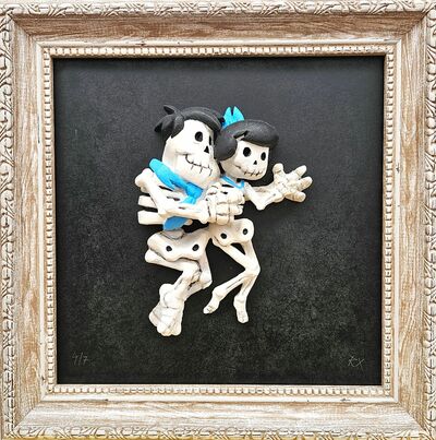 Art Sculpture by RX Strip "SLEEPING TOGETHER (MUSEUM Ed)"