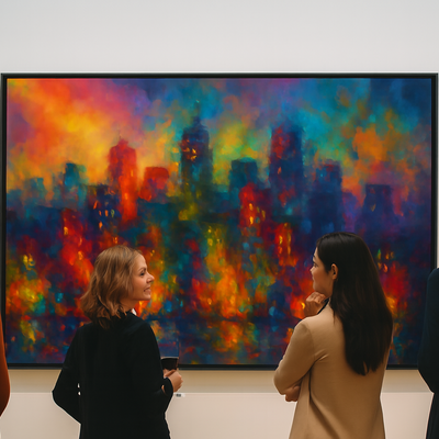 City of echoes cityscape