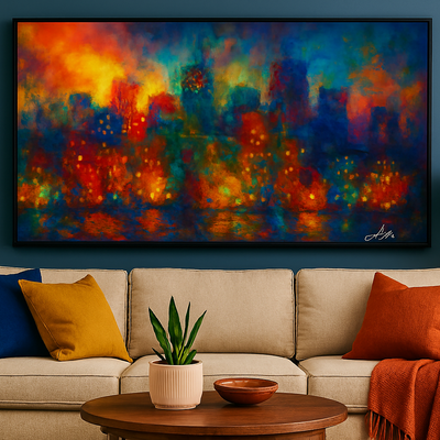 City of echoes cityscape
