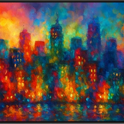 City of echoes cityscape