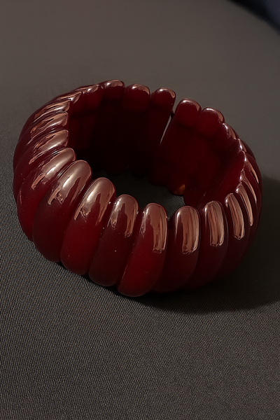 Burgundy Stretch  Bracelet