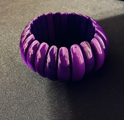 Purple Stretch  Bracelet