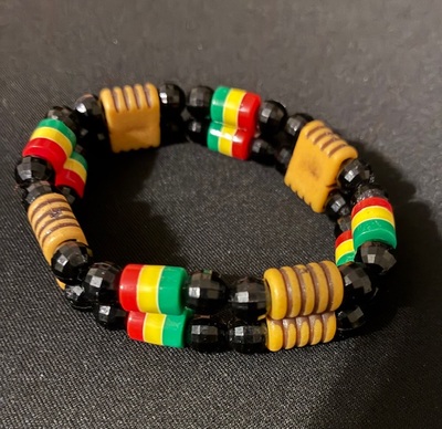 Roots & Rhythm Beaded Stretch Bracelet