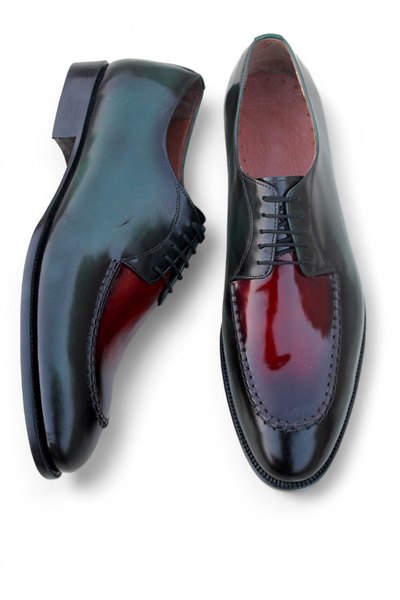 Crafted Leather Men Classic Genuine Split Toe Oxford Lace up Dress Shoes