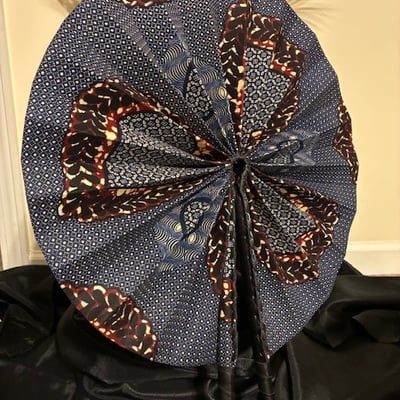 Ankara printed fan xl