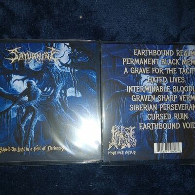 Saturnine - sheild the light in a veil of darkness cd 