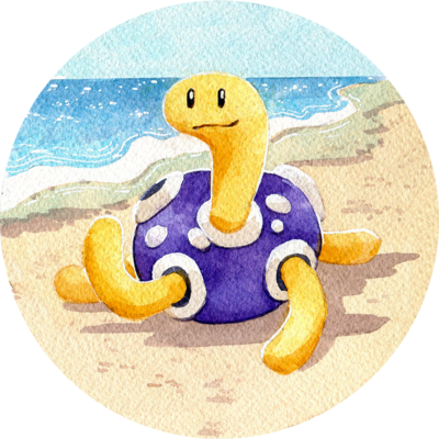 Shiny shuckle button