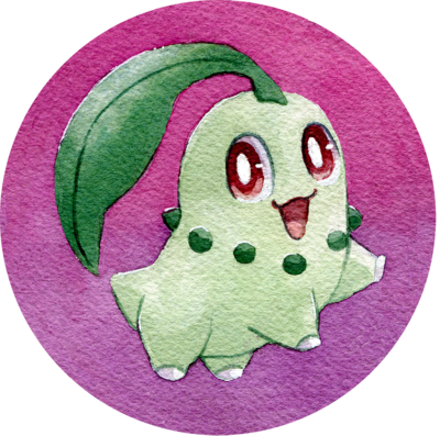 Chikorita Button