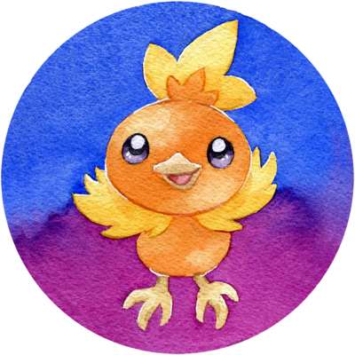 Torchic button