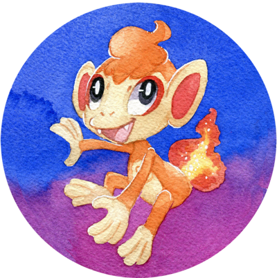 Chimchar Button