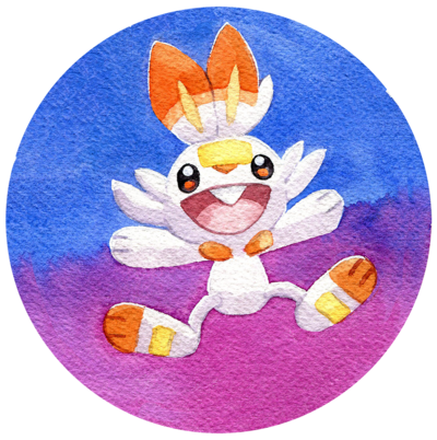 Scorbunny Button