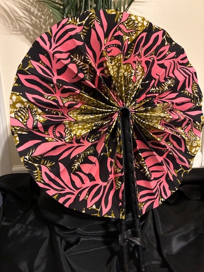 Ankara Printed Fan XL