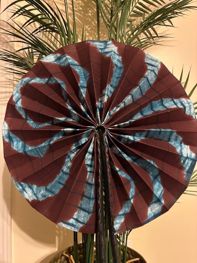 Ankara Printed Fan XL