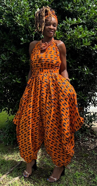 Radiant Rhythm Harem Style Romper